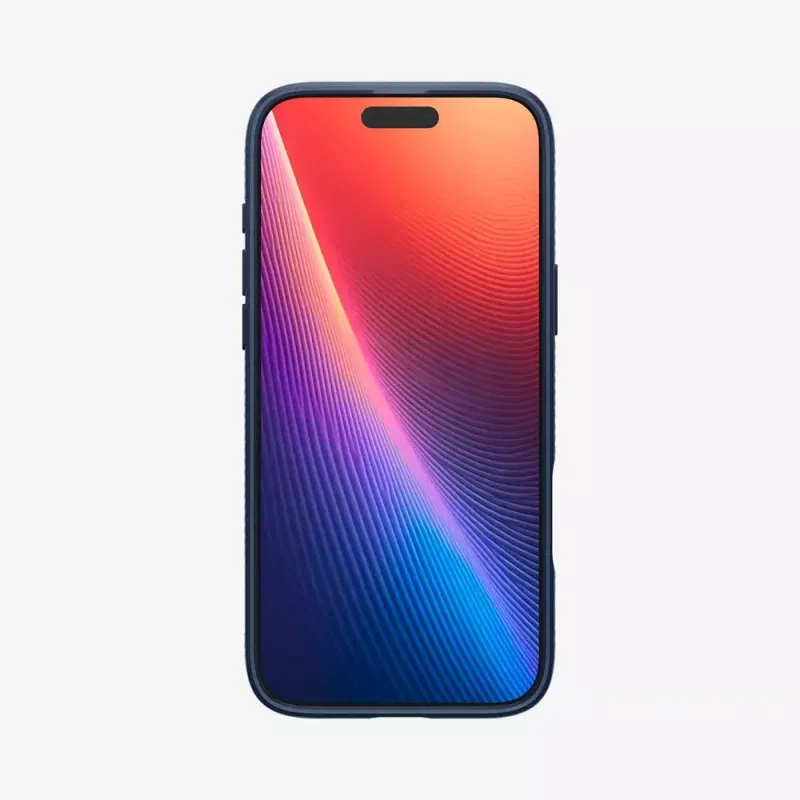 Spigen Liquid Air mobilā tālruņa maciņš Navy priekš iPhone 16 Pro Max