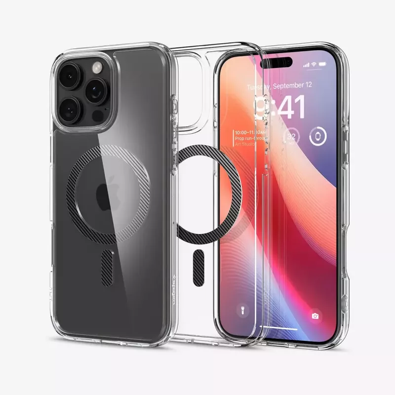 Spigen Ultra Hybrid (MagFit) mobilā tālruņa maciņš 17,5 cm Caurspīdīgs