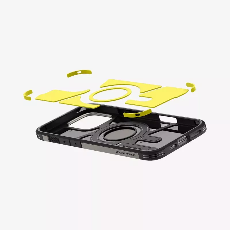 Spigen Tough Armor AI MagFit mobilā tālruņa maciņš Vāks Pelēks 17,5 cm