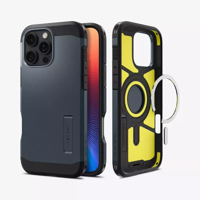 Spigen Tough Armor AI mobilā tālruņa maciņš Pelēks iPhone 16 Pro Max