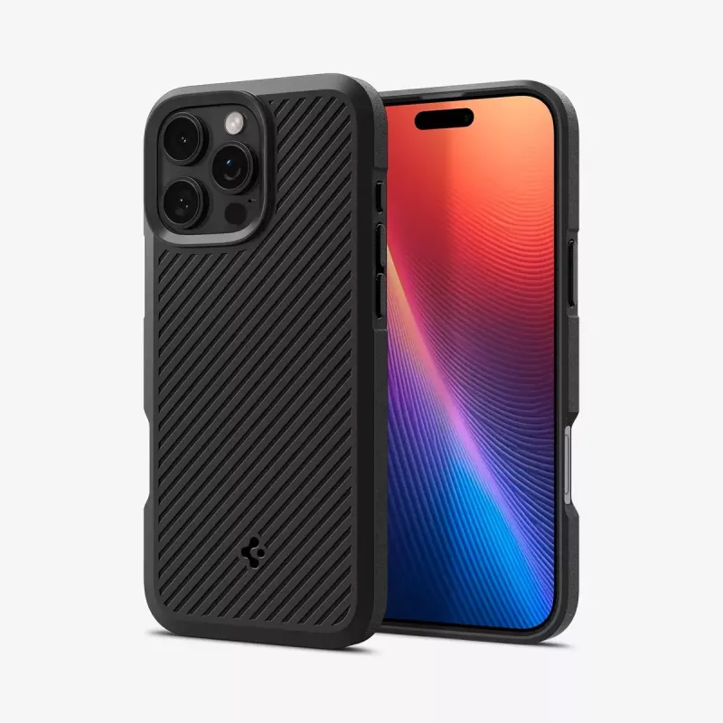 Cover Spigen Core Armor iPhone 16 Pro Max 17.5 cm Melns
