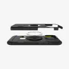 Spigen plāns Armor (MagFit) mobilā tālruņa maciņš Pārsegs Melns 17.5 cm