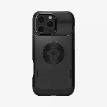 Spigen plāns Armor (MagFit) mobilā tālruņa maciņš Pārsegs Melns 17.5 cm