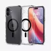 Spigen Ultra Hybrid (MagFit) mobilā tālruņa maciņš Pārsegs Melns, caurspīdīgs iPhone 16 Plus