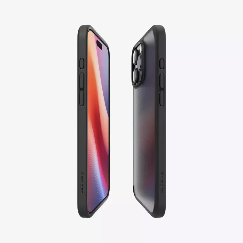 Spigen Ultra Hybrid mobilā tālruņa maciņš melns iPhone 16 Pro 6.3 collas