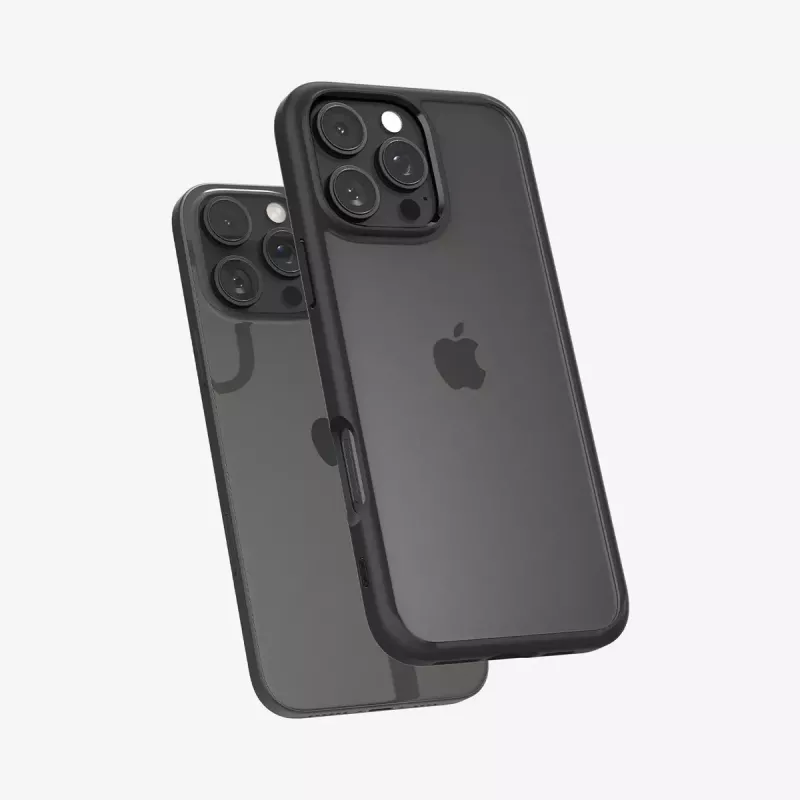 Spigen Ultra Hybrid mobilā tālruņa maciņš, vāciņš, melns, iPhone 16 Pro
