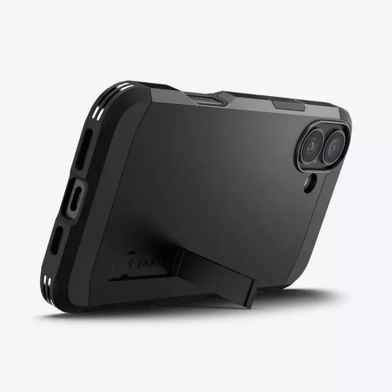 Spigen Tough Armor AI (MagFit) mobilā tālruņa maciņš Vāka Melns 15,5 cm