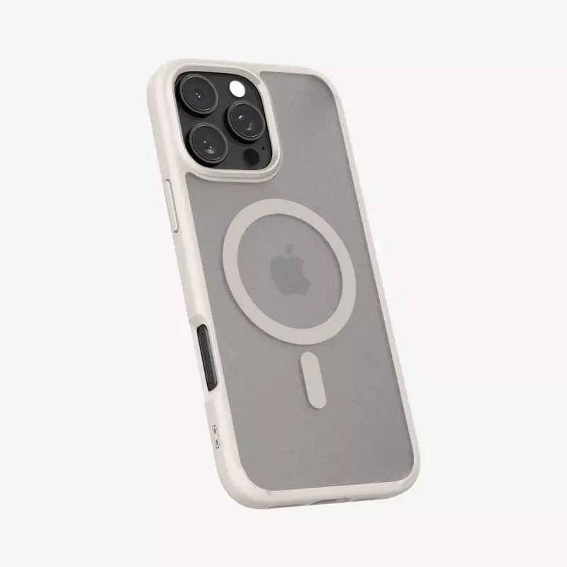 Spigen Ultra Hybrid (MagFit) mobilā tālruņa vāciņš Pārsegs Bēšs Caurspīdīgs