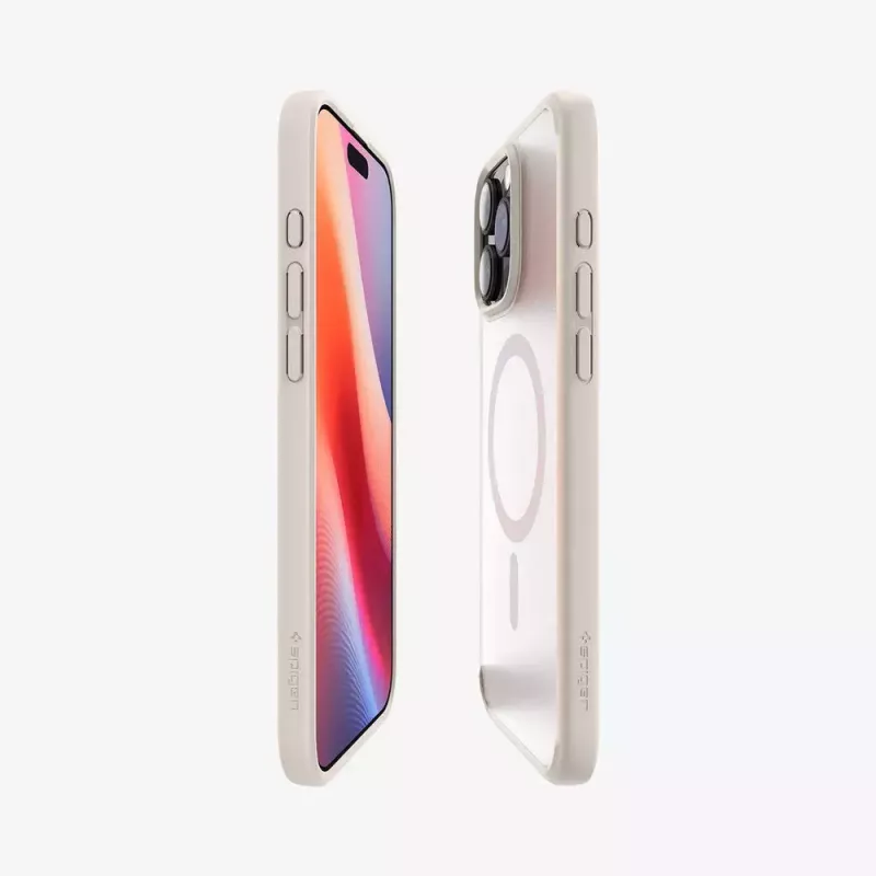 Spigen Ultra Hybrid (MagFit) mobilā tālruņa vāciņš Pārsegs Bēšs Caurspīdīgs