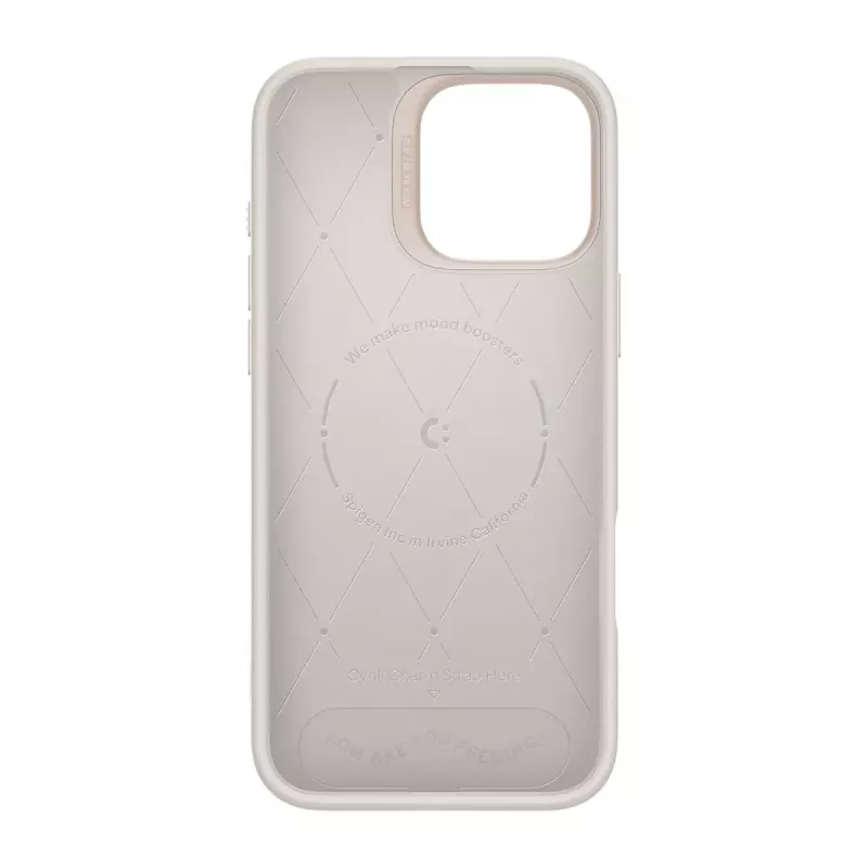 Vāciņš CYRILL Kajuk Mag vāciņš iPhone 16 Pro Max krēmkrāsas vienkrāsains