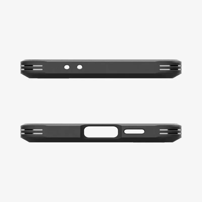Vāciņš Spigen Tough Armor Galaxy S24 FE Melns Galddatora statīvs