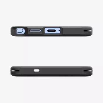 Vāciņš Spigen Galaxy S25 Ultra Tough Armor AI Melns Desktop Stand