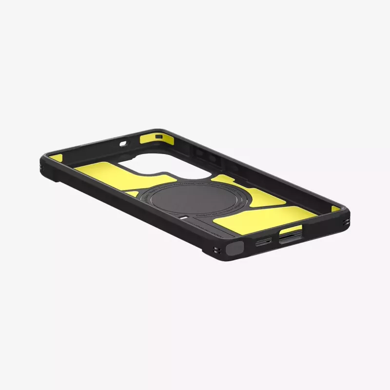 Vāciņš Spigen Galaxy S25 Ultra Tough Armor AI Melns Desktop Stand