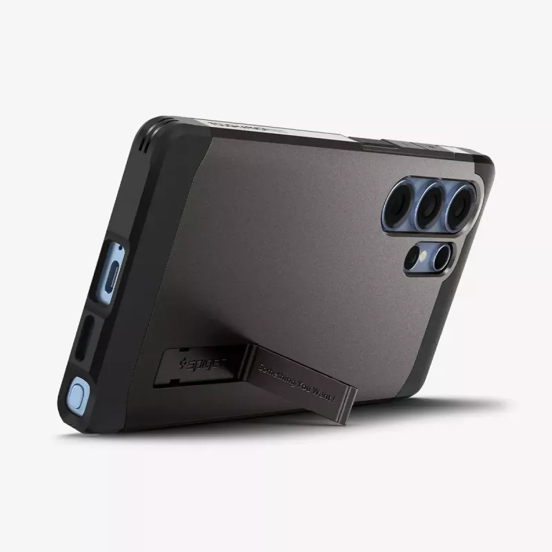 Vāciņš Spigen Galaxy S25 Ultra Tough Armor AI Gunmetal Monochromatic