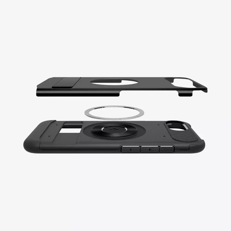 Spigen plāns Armor iPhone 16e maciņš, melns