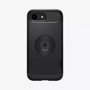 Spigen plāns Armor iPhone 16e maciņš, melns