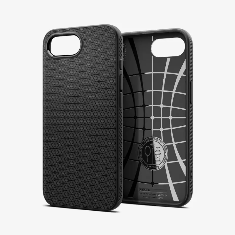 Cover Spigen Liquid Air iPhone 16e Case Matte Melns