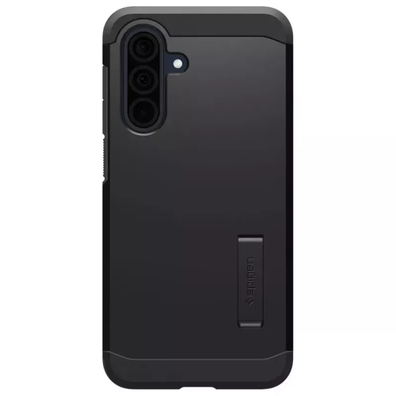Aizsargtelefona vāciņš Spigen Tough Armor Samsung Galaxy A36 5G — divslāņu, melns