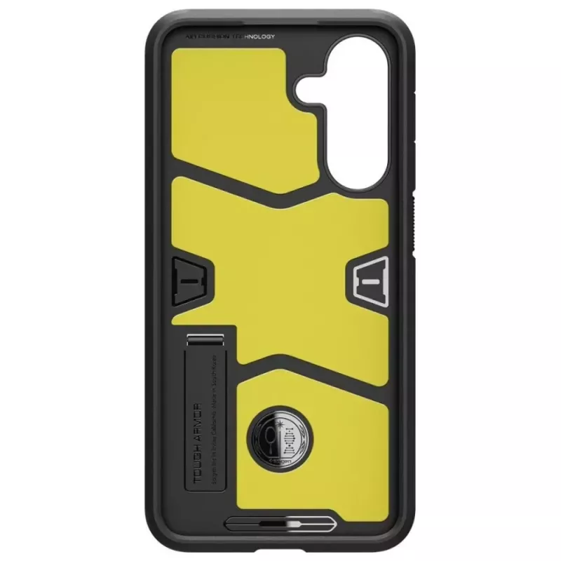 Aizsargtelefona vāciņš Spigen Tough Armor Samsung Galaxy A36 5G — divslāņu, melns