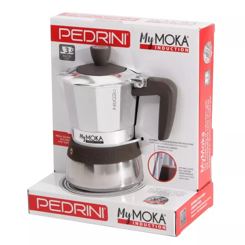 Moka katliņš Pedrini MyMoka induction brūns Nerūsējošais tērauds