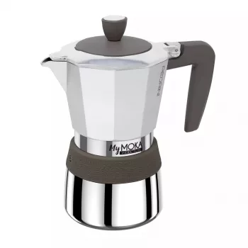 Moka katliņš Pedrini MyMoka induction brūns nerūsējošais tērauds