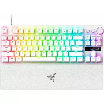 Mehāniskā tastatūra Razer Huntsman V3 Pro TKL ar analogiem optiskajiem slēdžiem un RGB