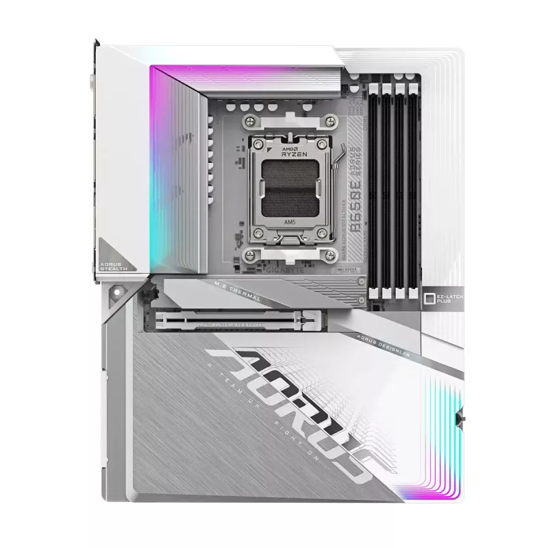 Mātesplate GIGABYTE B650E AORUS STEALTH ICE, AMD B650E, Ligzda AM5, ATX
