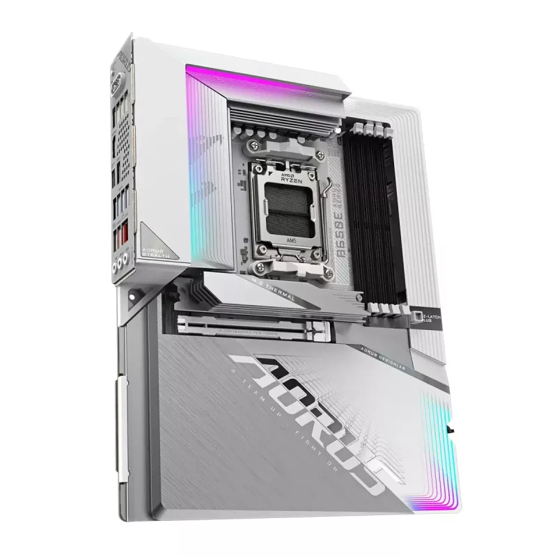 Mātesplate GIGABYTE B650E AORUS STEALTH ICE, AMD B650E, Ligzda AM5, ATX
