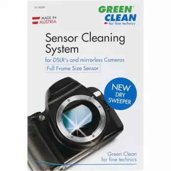 Sensoru un objektīvu tīrīšanas komplekts zaļa clean SC-6000 — rīki kameras sensoram, objektīviem un optiskām virsmām