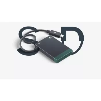 Karšu lasītājs Angelbird PKT SD — kompakts pārnēsājams SD/microSD lasītājs, modelis SDCRPKT