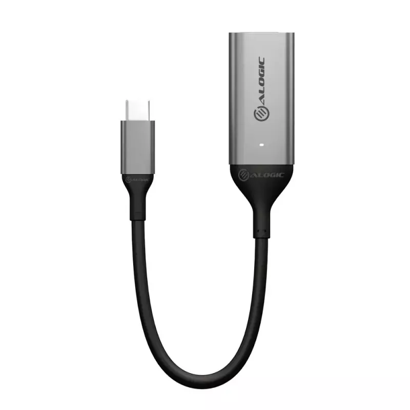 ALOGIC 15cm Ultra USB-C vīrieša uz DP sieviešu adapteris 4K 60Hz