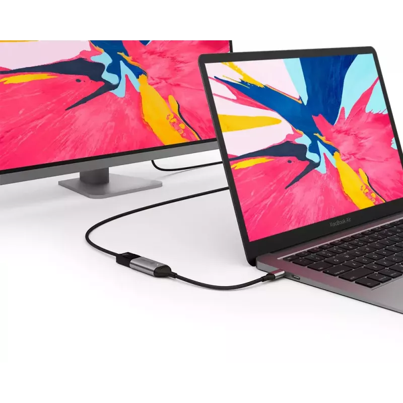 ALOGIC 15cm Ultra USB-C vīrieša uz DP sieviešu adapteris 4K 60Hz