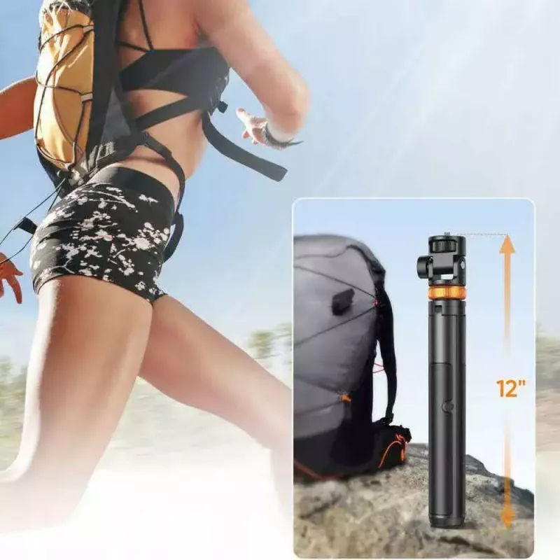 Selfie Stick Tripod Tech‑Protect L035 — regulējams augstums, viegls portatīvs turētājs