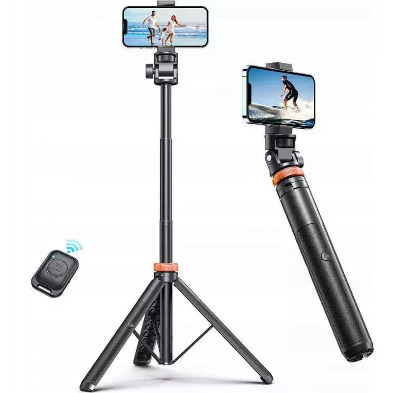 Selfie Stick Tripod Tech‑Protect L035 — regulējams augstums, viegls portatīvs turētājs