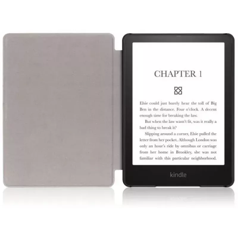Aizsargājošs viedais vāciņš Tech-Protect Kindle Paperbalta V 5 Signature Edition — melns