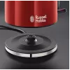 Russell Hobbs 20412-70 elektriskā tējkanna 1,7 L melna, sarkana, nerūsējošais tērauds