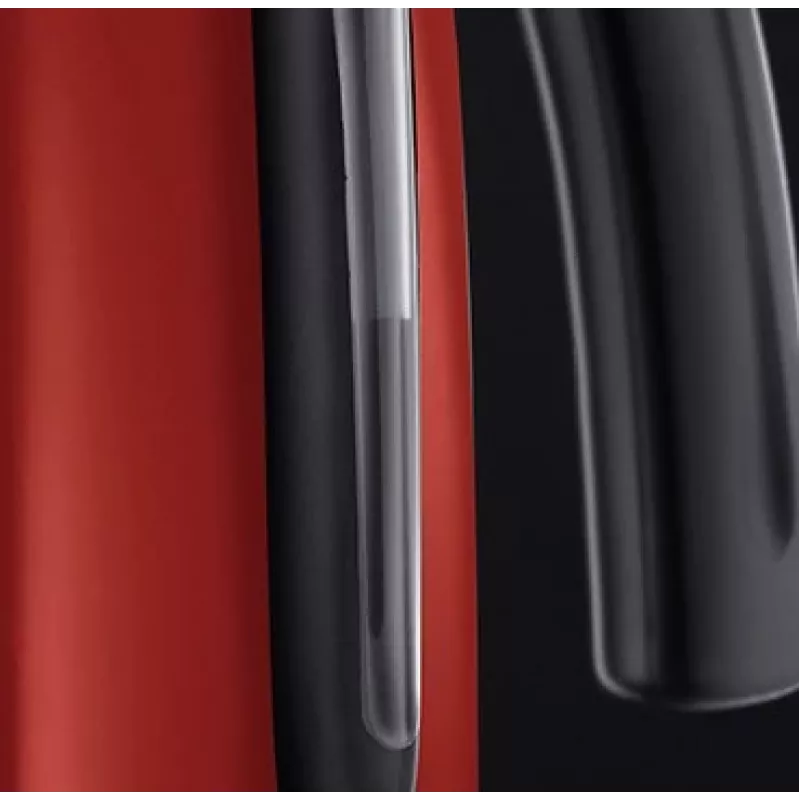 Russell Hobbs 20412-70 elektriskā tējkanna 1,7 L melna, sarkana, nerūsējošais tērauds