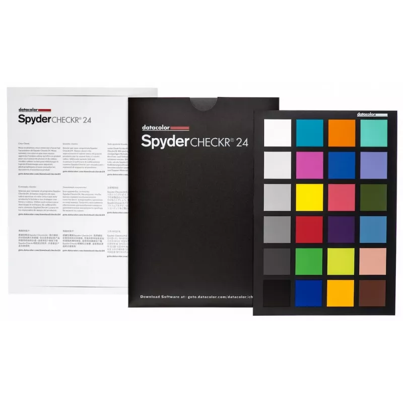 Datacolor SpyderCheckr 24 - universāls krāsu mērķis MINI 24 lauki
