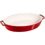 Staub ovāls keramikas šķīvis – 2,3 l, sarkans