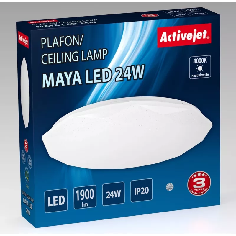 Activejet AJE-MAYA LED plafons 24W
