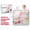 Rozā burbuļu pļaujmašīna