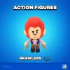 BRAWL STARS S1 ACTION figūras 11cm - COLT