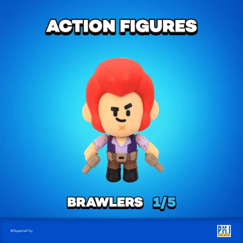 BRAWL STARS S1 ACTION figūras 11cm - COLT
