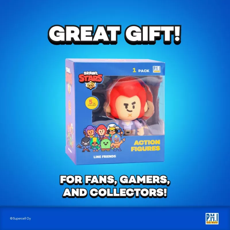 BRAWL STARS S1 ACTION figūras 11cm - COLT