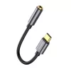 Baseus L54 audio adapteris USB-C + mini jack 3,5 mm (melns+pelēks)