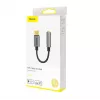 Baseus L54 audio adapteris USB-C + mini jack 3,5 mm (melns+pelēks)