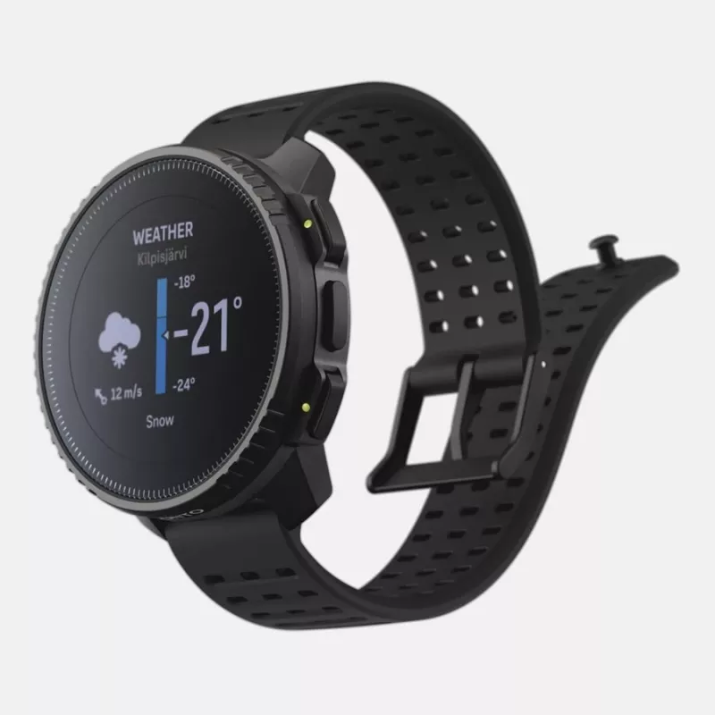 Suunto SS050862000 viedpulkstenis / sporta pulkstenis 3,56 cm (1,4 inch) Punktmatrica 49 mm 280 x 280 pikseļi Skārienjutīgs ekrāns Melns GPS (satelīts)