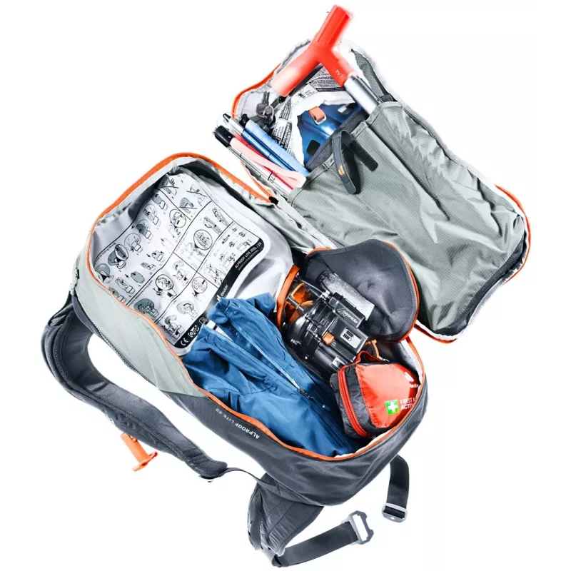 Deuter Alproof Lite 22 alva/melns - lavīnu mugursoma