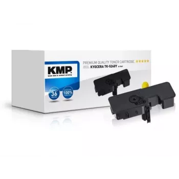 KMP Toner Kyocera TK-5240Y/TK5240Y yellow 3000 S. K-T84Y remanufactured