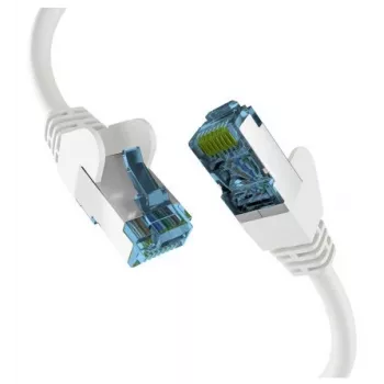 EFB-Elektronik RJ45 komutācijas kabelis ar Cat.7 neapstrādātu kabeli, balts, 50 m, S/FTP PIMF tīkla kabelis LAN DSL ražotājs: EFB Elektronik (EC020200146)
